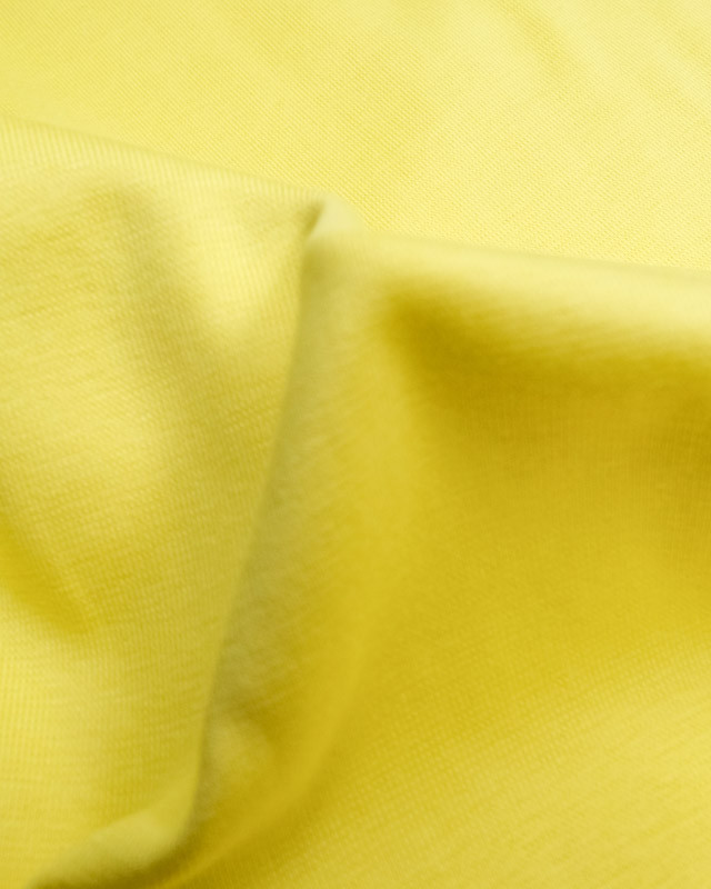 Ribete elástico 1x1 con certificación Oeko-Tex, amarillo limón brillante - Maison Klem